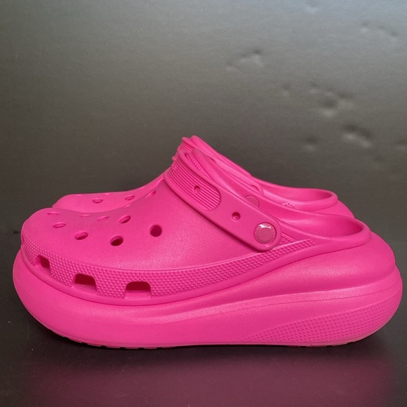 Crocs Unisex Classic Crush Clog - Juice Pink Sz W11 M9 - Picture 1 of 10